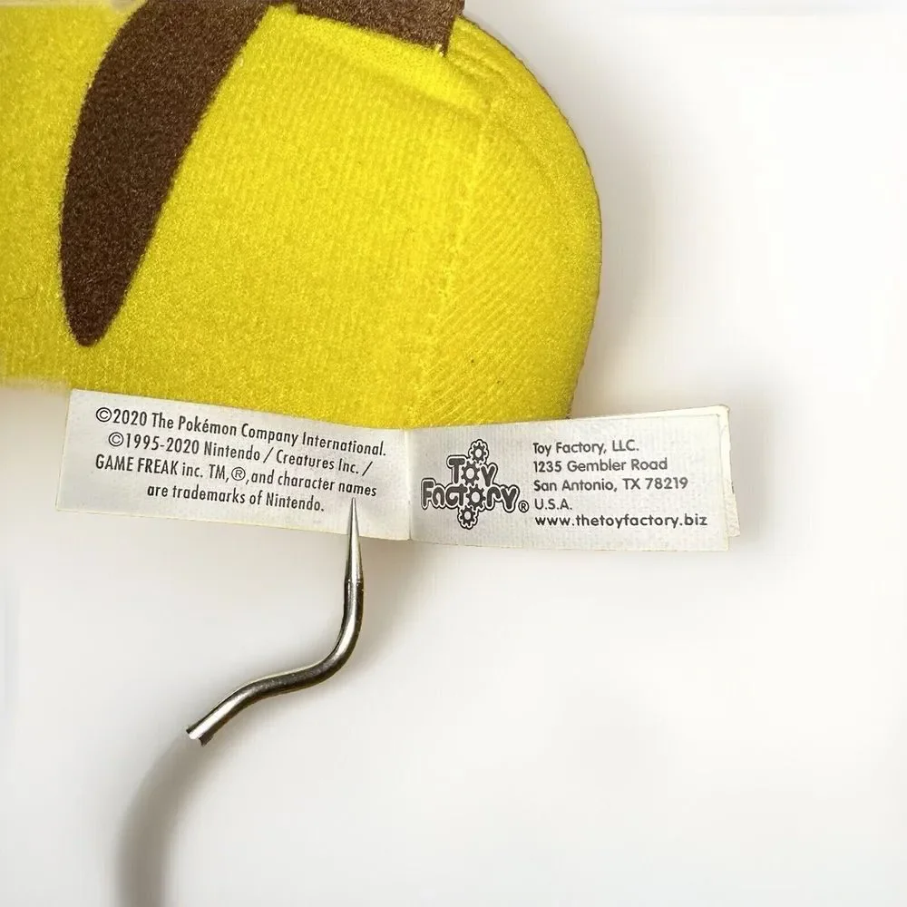 Pokeman Pikachu‎ 14 in 2021 Plush Stuffed Sitting Toy Factory Nintendo